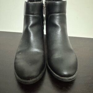 Bass Black Ankle Boots